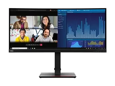 [63F2RAT3EU] LENOVO ThinkVision P34w-20 86,36cm 34,14Zoll WQHD Ultra-Wide Curved Monitor HDMI
